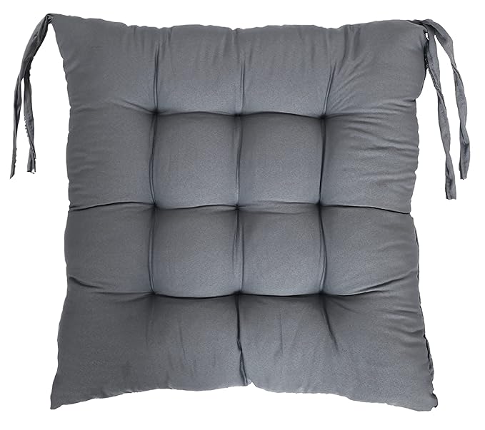 Cotton Chair Pad - Color: Gray