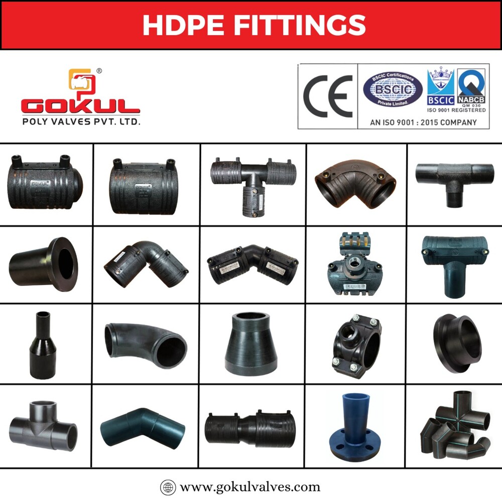 Gokul HDPE Butt Weld Fittings