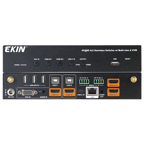 Byod 820 4K Uhd 8 X 2 Presentation Switcher With Wireless Scaling And Multiviewer - Use: Classrooms