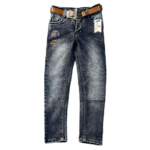 Kids Fancy Print Jeans - Age Group: 10-12 Years