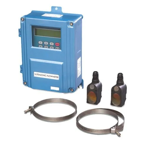 Ultrasonic Clamp Type Flow Meter - Color: Blue