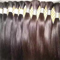 South Indian Temple Remy Bulk Hair 22 Inch