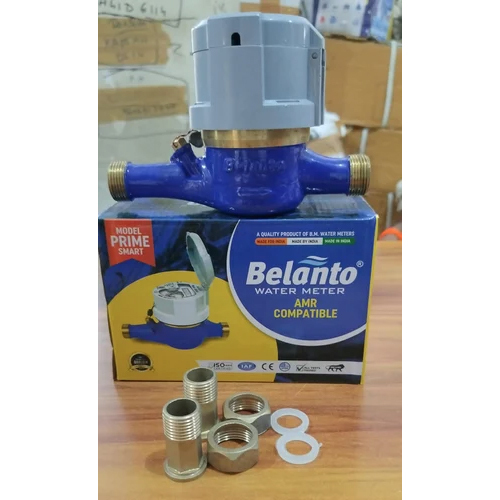 Amr Compatible Water Meter - Color: Blue