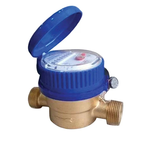 Single Jet Water Meter - Color: Blue