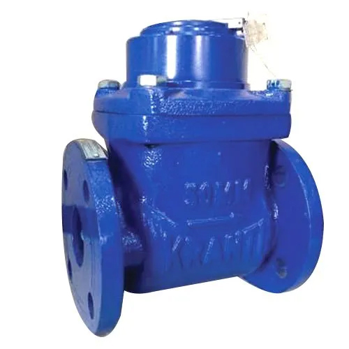 Woltman Type Class B Water Meter - Color: Blue
