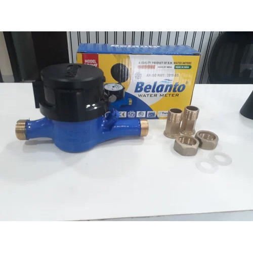 Belanto Multi Jet Water Meter - Color: Blue