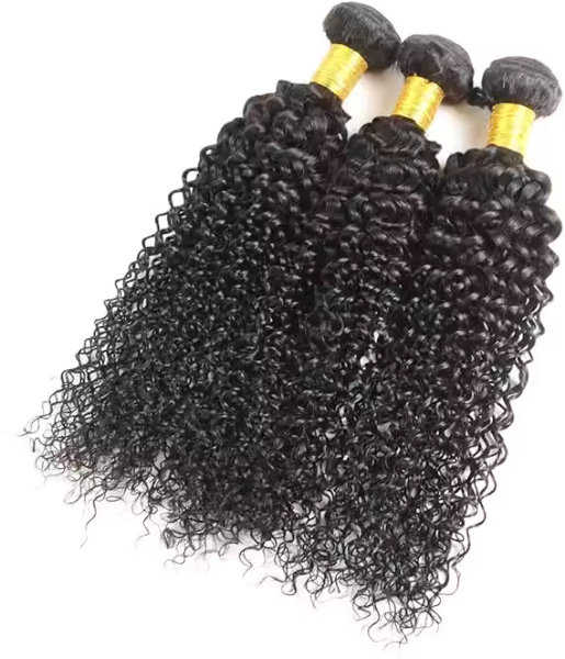 Curly Brazilian Hair 3 Bundles 100 Human Hair Weave Tight Kinky Hair Extensions 12Inches
