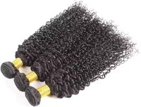 Curly Brazilian Hair 3 Bundles 100 Human Hair Weave Tight Kinky Curl Hair Extensions for Black Women 18 20 22 Inches