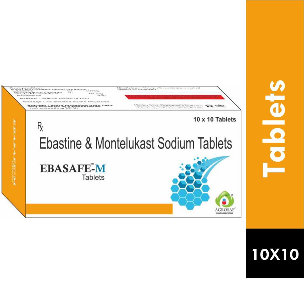 EBASAFE M TABLET - Ebastine (10mg) + Montelukast (10mg)