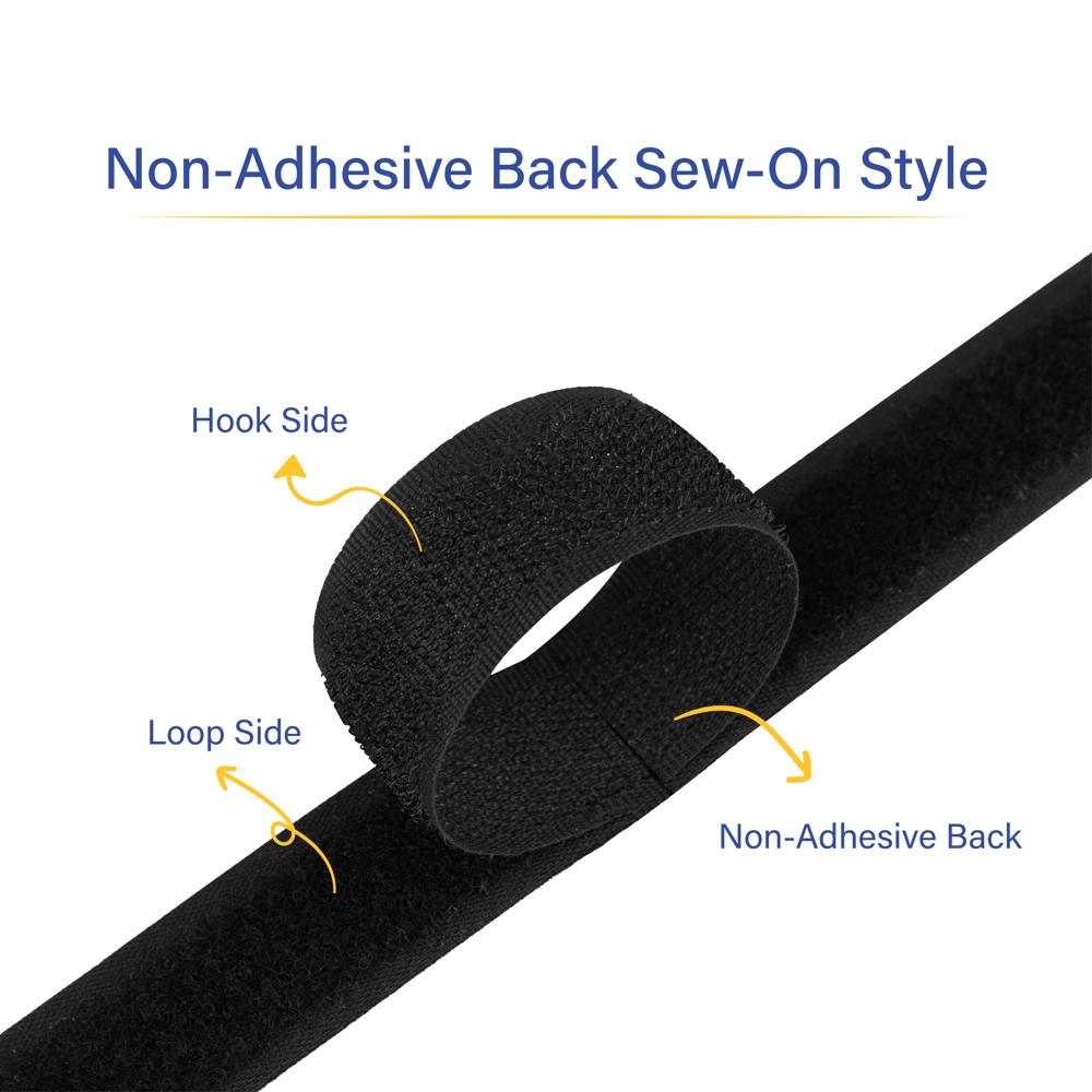 25mm Velcro White Tape Hook Or Loop - 25 Meter Length, 1 Inch Size | High Durability And Versatility For Various Applications