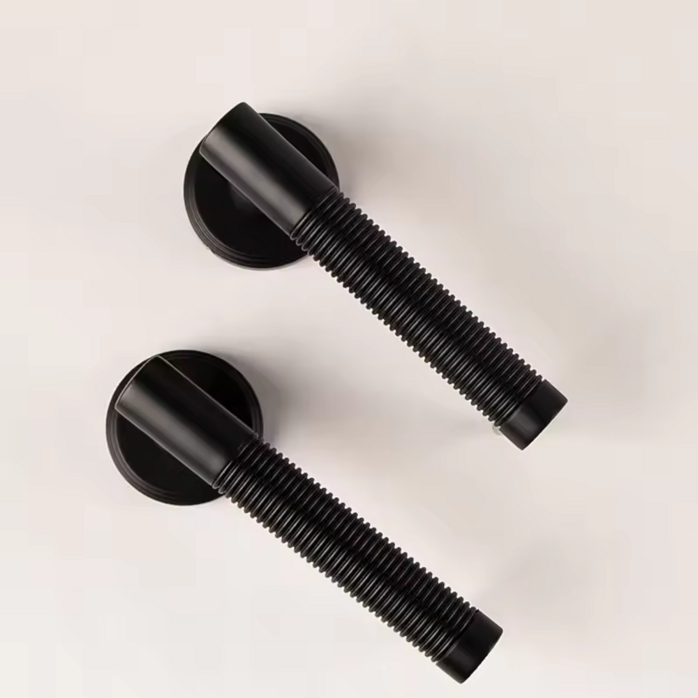 Seraph Knurled Solid Brass Lever Handle | Passage Door Lever | Privacy Door Lever | Wooden Door Lever Handle | Bedroom Lever Handle | Suitable For Internal Doors