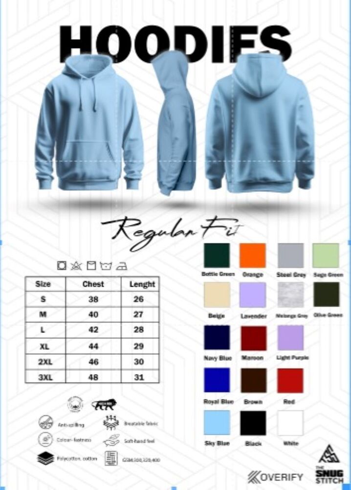 Customized School Hoodie - Color: All Colors