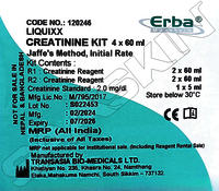 Erba Mannheim LIQUIXX Creatinine Kit