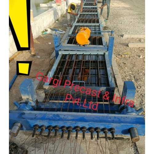 Industrial Prestressed Precast Mould - Color: Blue