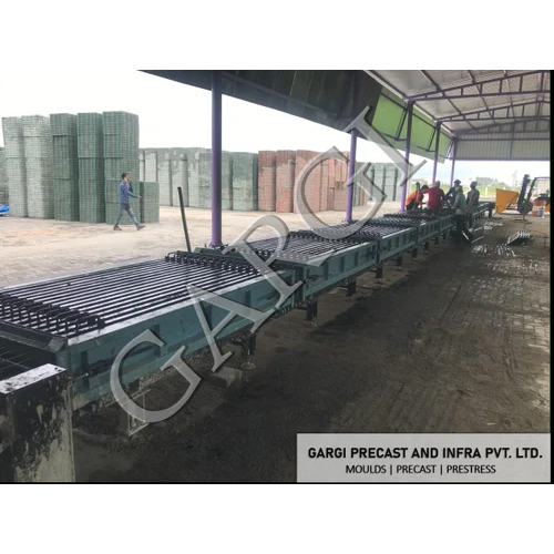 Cement Compound Wall Mould - Color: Grey