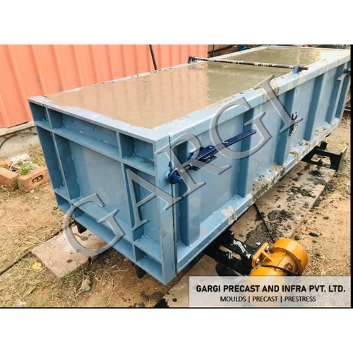 Precast U Shape Drain Mould - Color: Blue