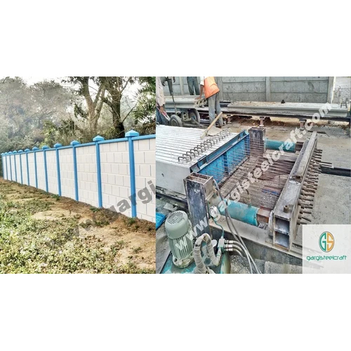 Industrial Prestressed Precast Compound Boundary - Color: Grey