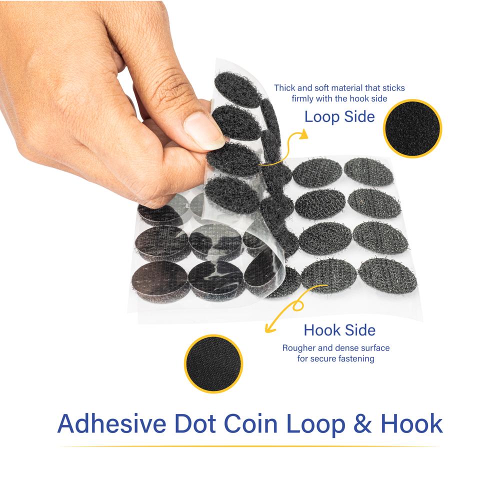 16 MM Hook And Loop Dots