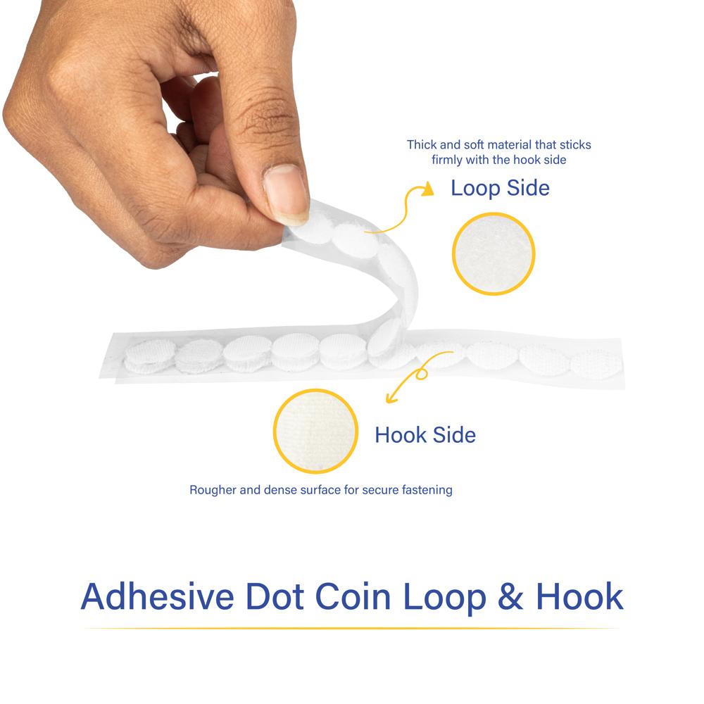 16 MM Hook And Loop Dots