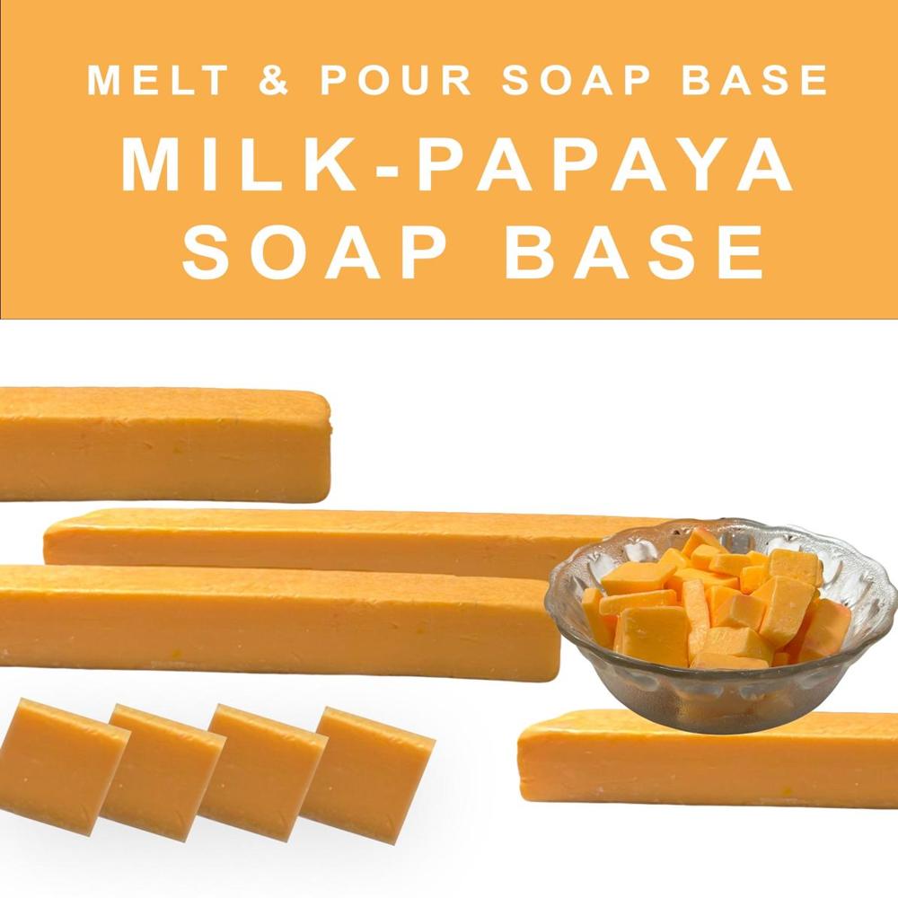 Milk Papaya Soap Base - Color: Yellow