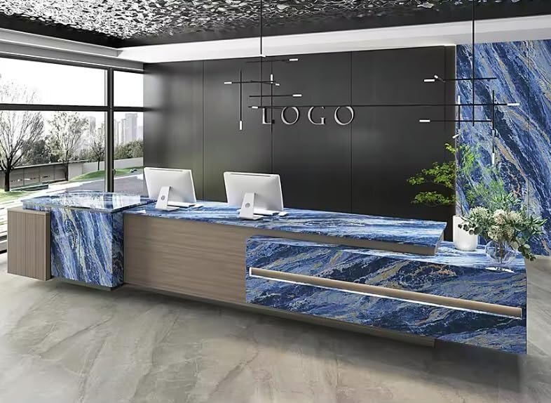 MARBLE WALL PAPER - BLUE SKY