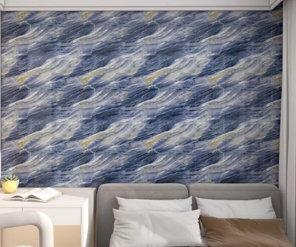 MARBLE WALL PAPER - BLUE SKY