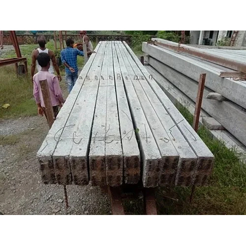 3000 Mm Rectangular Cement Pole Mould - Color: Grey