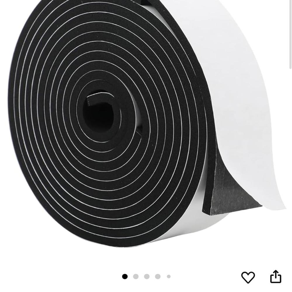 Speedx Rubber Tape - Color: Black