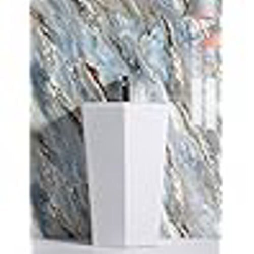 MARBLE WALL PAPER - BLUE BROWN MARBLE