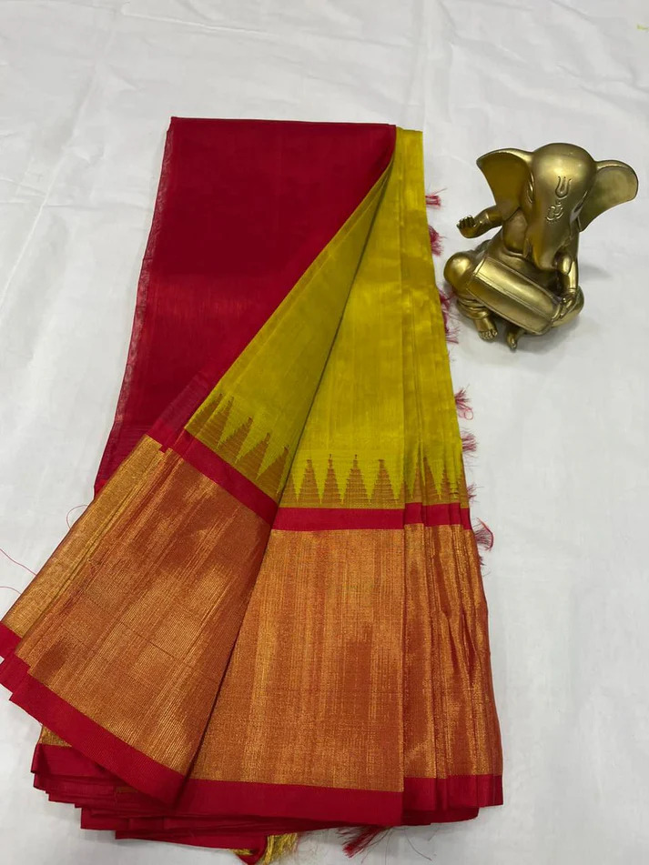 Upada Handloom Silk Sarees - Color: Pink