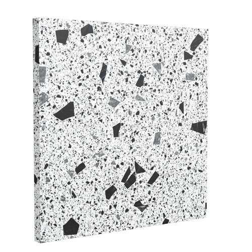 V 821 Grey Terrazzo Acrylic Solid Surface Sheet - Color: Various Available