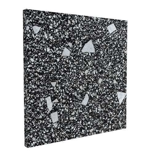 Black Terrazzo Acrylic Solid Surface Sheet - Color: Various Available