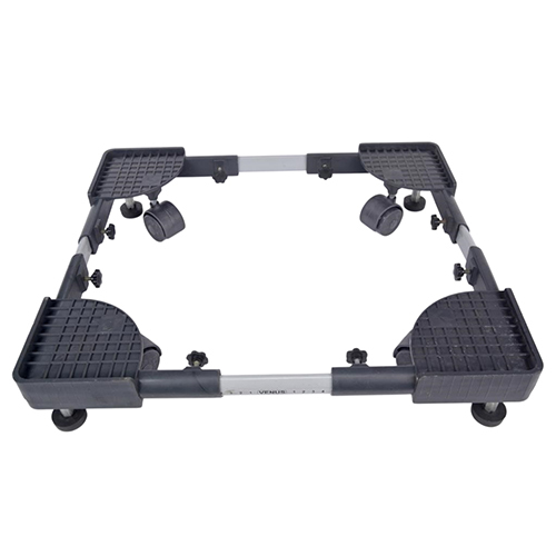 Gray Stone Washing Machine Trolley - Material: Plastic