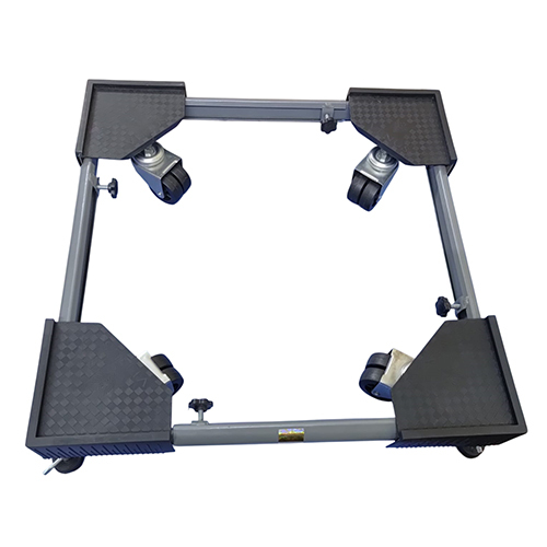 Multifunctional Adjustable Washing Machine Trolley - Material: Plastic