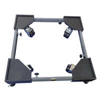 Multifunctional Adjustable Washing Machine Trolley - Material: Plastic