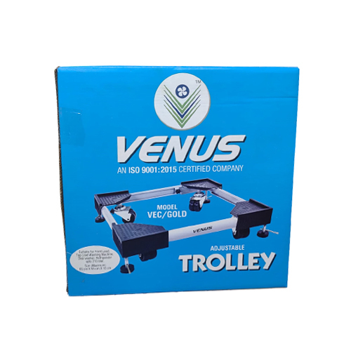 Vec-gold Adjustable Washing Machine Trolley - Material: Plastic