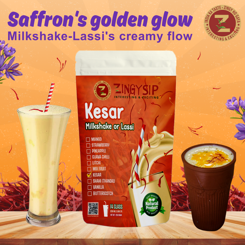 Kesar ( Saffron ) Lassi Milkshake
