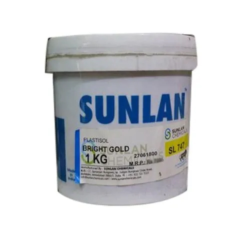 Oil Base Screen Printing Ink - Color: Bright Gold