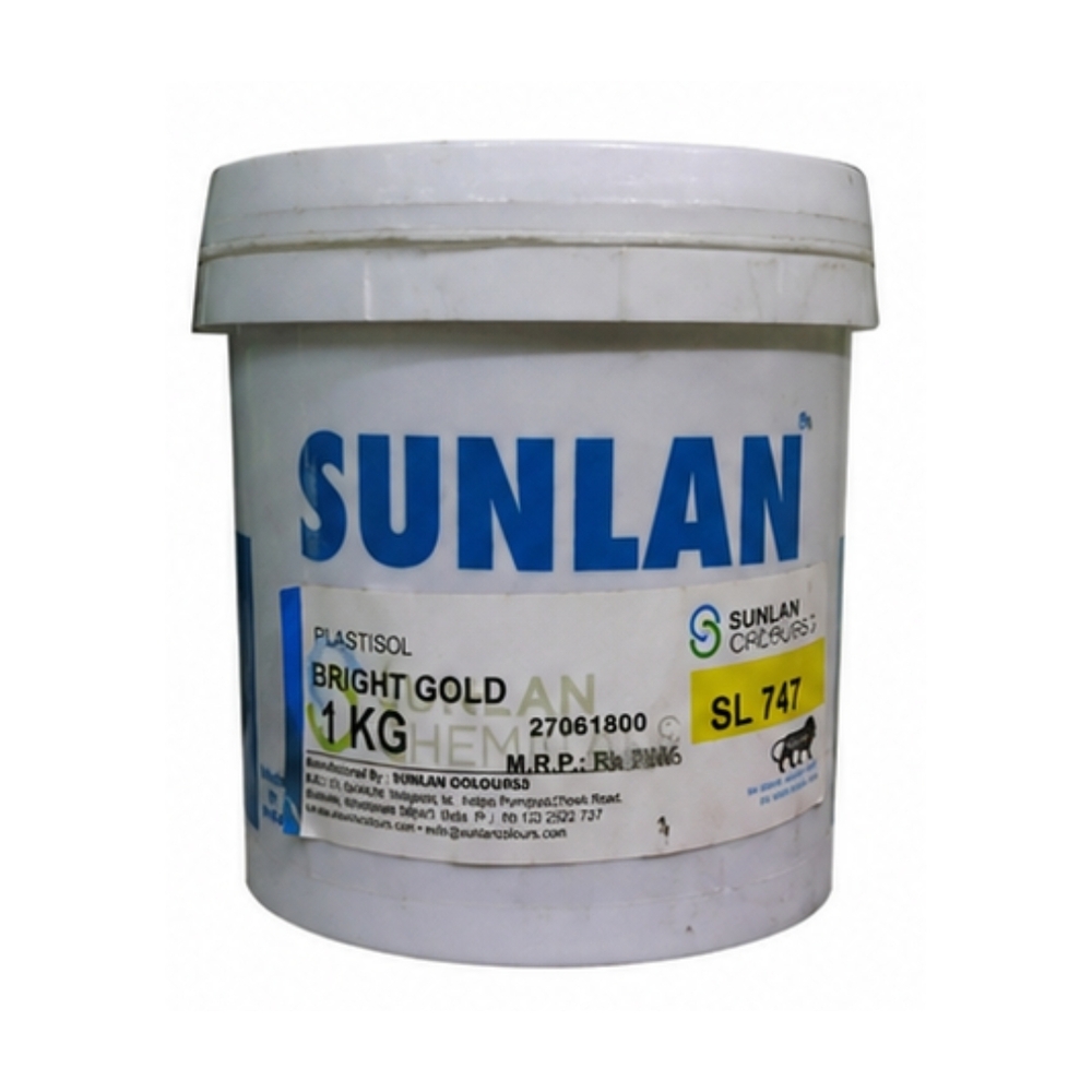 Oil Base Screen Printing Ink - Color: Bright Gold