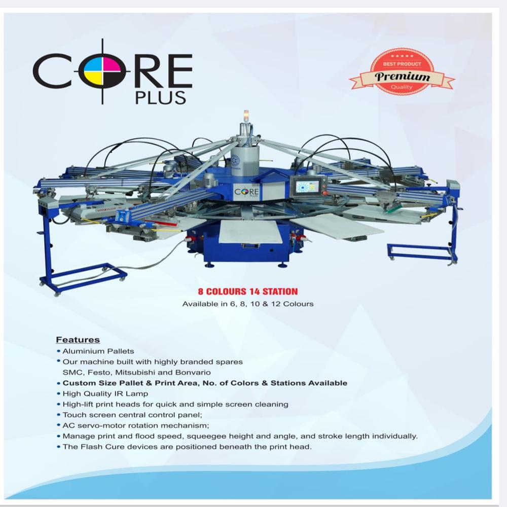Automatic Screen Printing Machine - Material: Metal & Plastic
