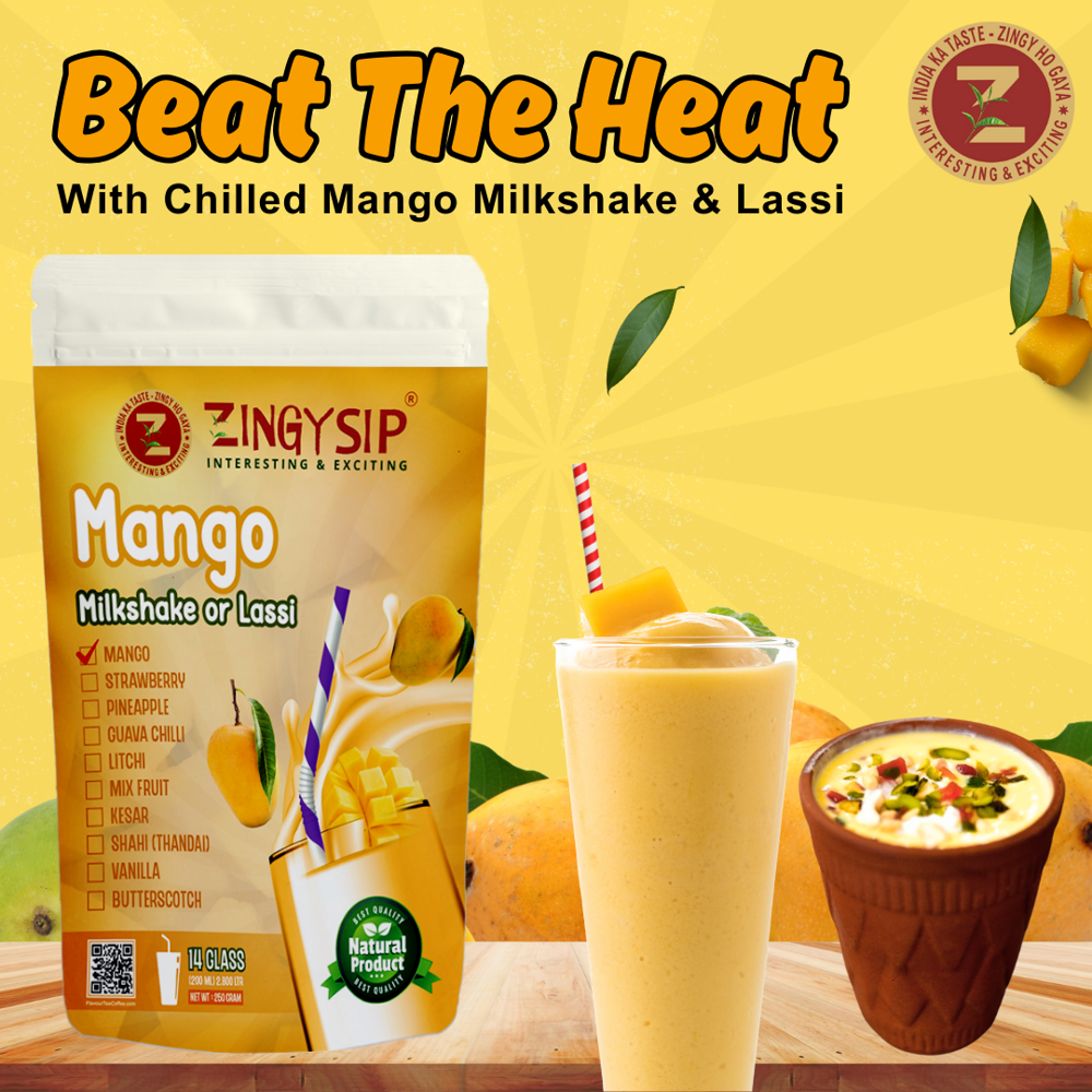 Mango Flavour Lassi Milkshake - Age Group: Old-aged