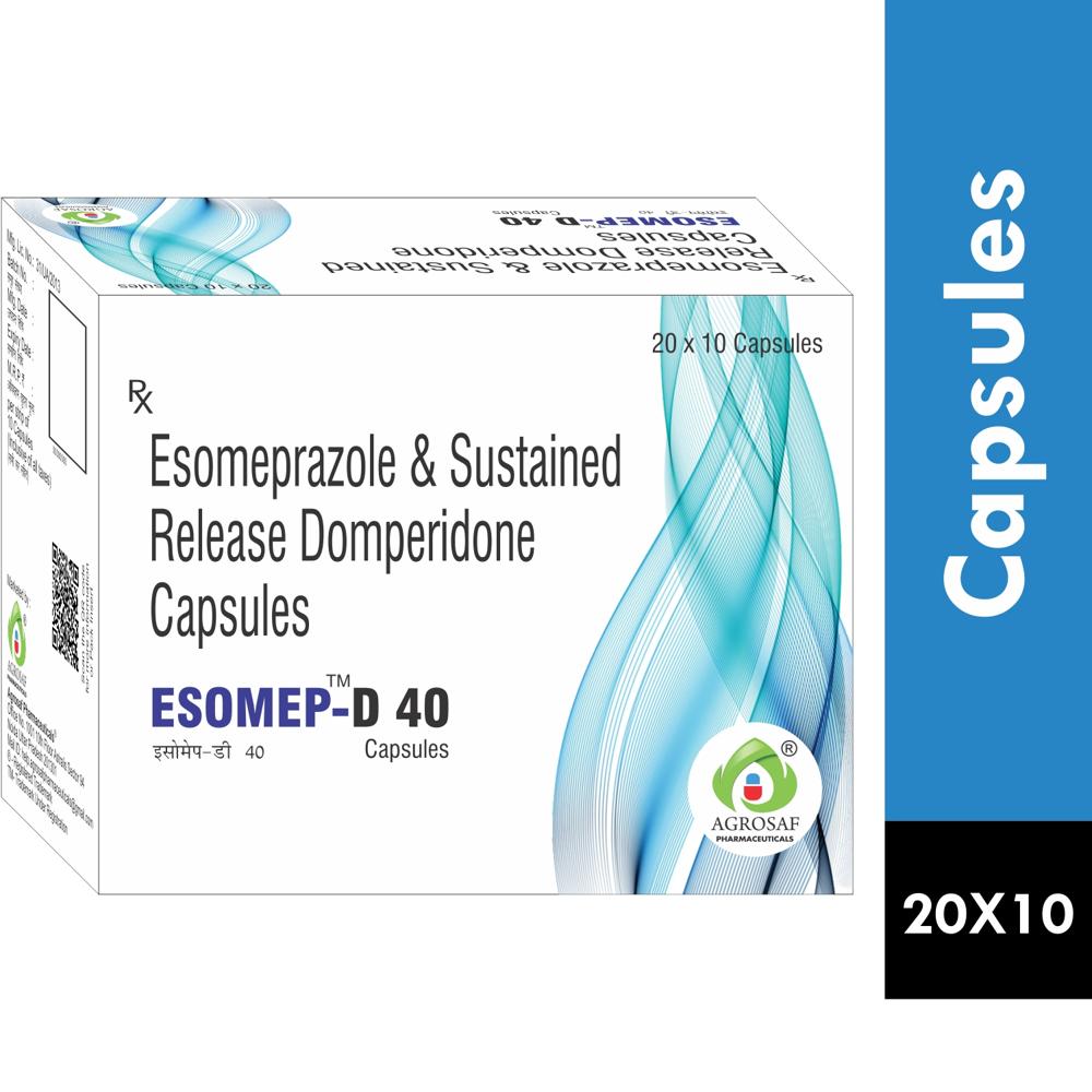 ESOMEP D 40MG CAPSULE - Esomeprazole (40mg)+Domperidone (30mg)