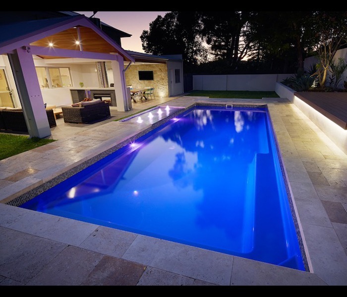 Rectangular Swimming Pool - Color: Blue
