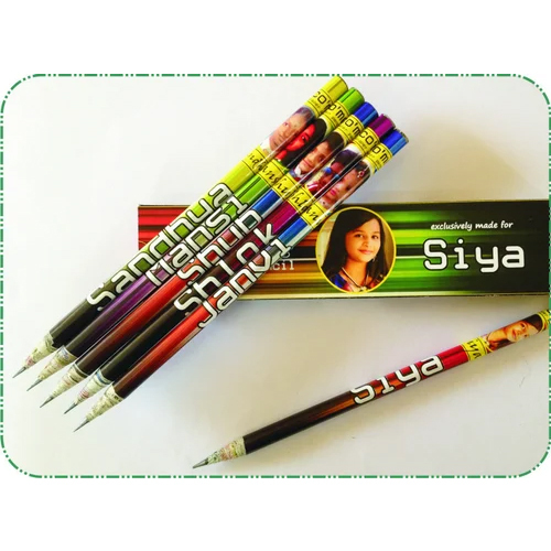 Customized Paper Pencils - Color: Multicolor