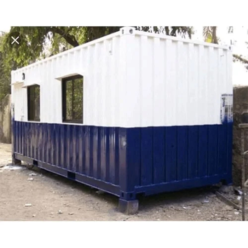 Mild Steel Portable House - Color: Blue And White