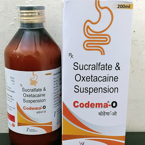 Codema-O Suspension (Sucralfate 100MG + Oxetacaine 20MG)