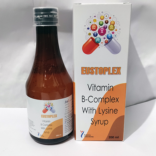 Eustoplex Syrup (Vitamin B-complex With Lysine Syrup)