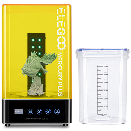 Elegoo Mercury Plus 2 In 1 Wash And Cure 3D Printer - Automation Grade: Automatic