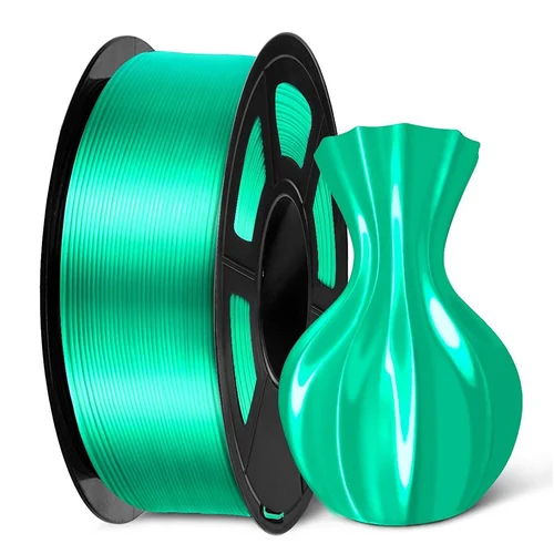Green Color Silk PLA Plus 3D Printer Filament