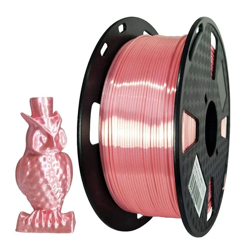 Pink Color Silk Pla Plus 3D Printer Filament - Features: High Quality